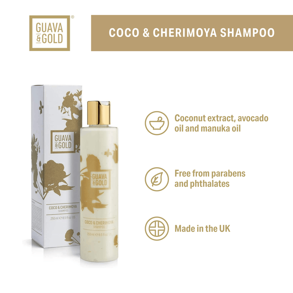 CoCo & Cherimoya Shampoo, HAIR CARE, Shampoo - A Beautiful Life #britishbeautyhero